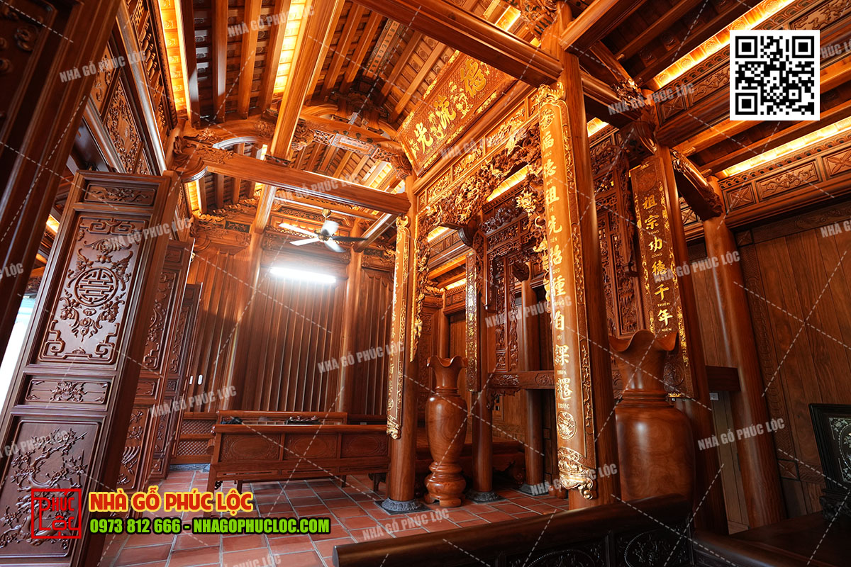 Vì sao nội thất đồ gỗ tự nhiên luôn được yêu thích ở nhà gỗ kẻ truyền?