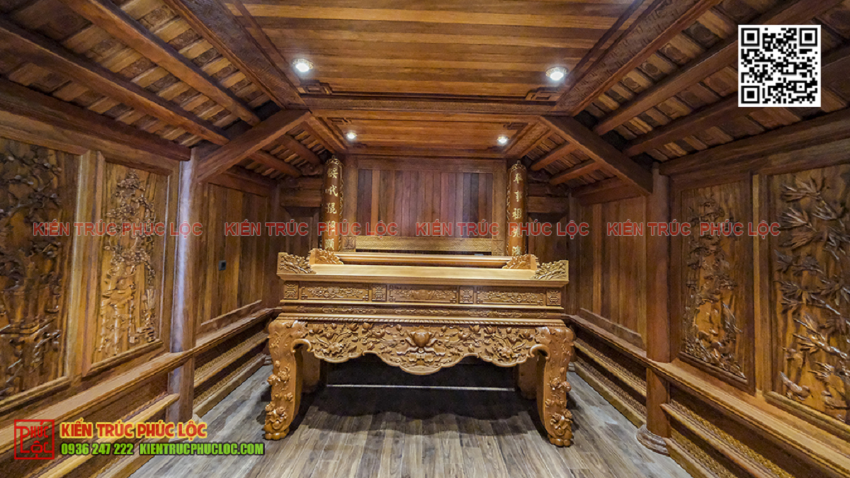 Sập thờ mai điểu