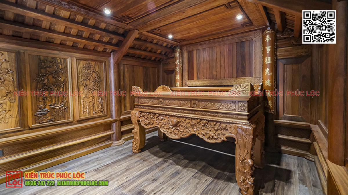 Sập thờ mai điểu